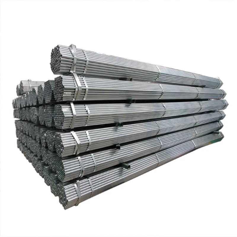 welded galvanized gi iron steel pipe gi round steel